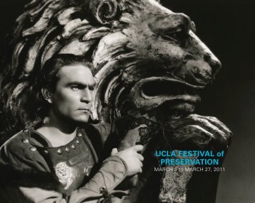 UCLA FESTIVAL of PRESERVATION - UCLA Film & Television ...