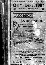 Grand Rapids City Directory 1905-06 - McMillan Memorial Library