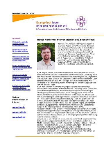 Newsletter 29-2007