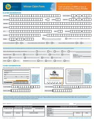 Winner Claim Form - California Lottery