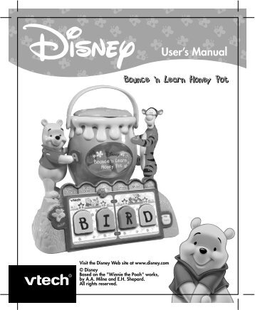 Winnie The Pooh Bounce-n-Learn Honeypot - VTech