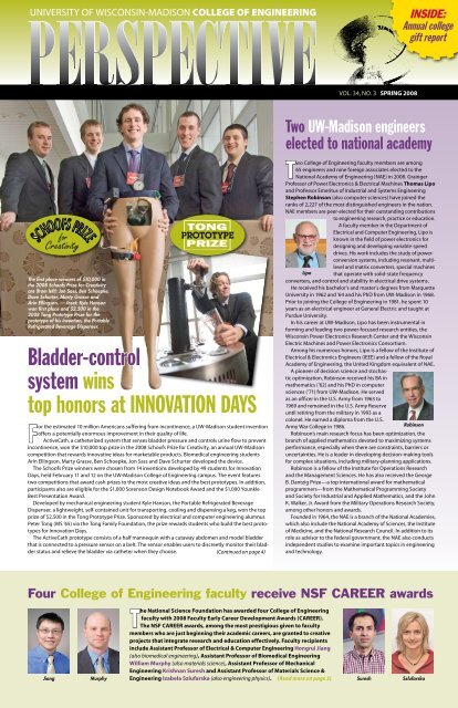 Bladder-control system wins top at DAYS