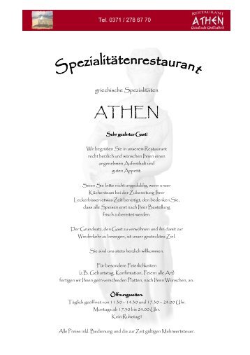 pdf-Datei - Griechisches Restaurant Athen