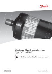 Combined filter drier and receiver Type DCC and DMC - Winnovation