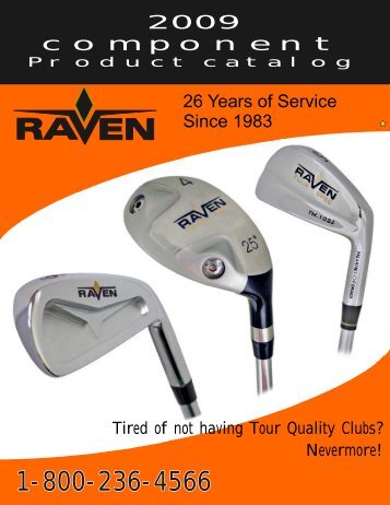 Product Catalog - Raven Golf Clubs