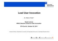 Lead User Innovation