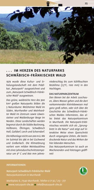 Limeswanderweg - Naturpark Schwäbisch Fränkischer Wald