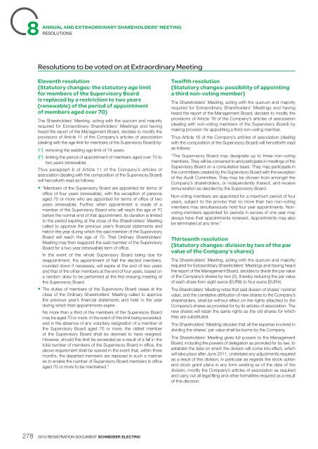 2010Annual Report - Schneider Electric CZ, s.r.o.