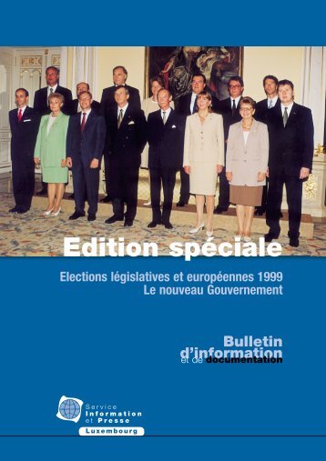 Edition spéciale - Gouvernement du Grand-Duché de Luxembourg