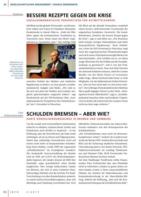 FES-Info 2011, Nr. 3 - Bibliothek der Friedrich-Ebert-Stiftung