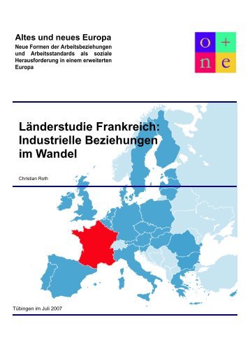 Länderstudie Frankreich: Industrielle Beziehungen im Wandel - enaip