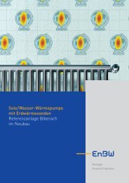 Sole/Wasser-Wärmepumpe mit Erdwärmesonden ... - EnBW