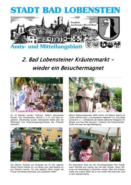 Amtsblatt 14 / 2008 - Bad Lobenstein