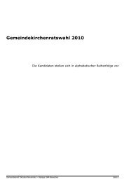 Gemeindekirchenratswahl 2010