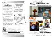 Frühjahr 2012 - Evangelische Kirchengemeinde Plaidt