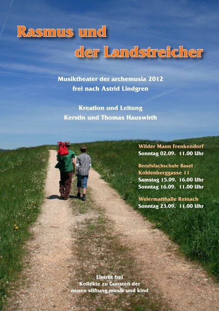 Rasmus und der Landstreicher - Kindermusikschule Archemusia