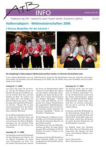 Nr. 6 - Dezember 2006 - ATB Schweiz, Verband für Sport-Freizeit ...