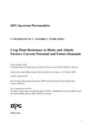 Crop Plant Resistance to Biotic and Abiotic Factors ... - Die DPG