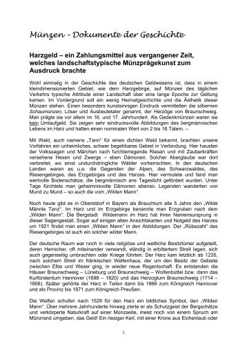 Münzen – Dokumente der Geschichte - Briefmarkensammler-Verein ...