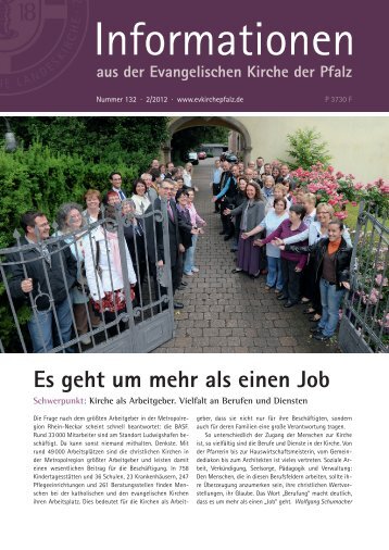 Es geht um mehr als einen Job  - Evangelische Kirche der Pfalz