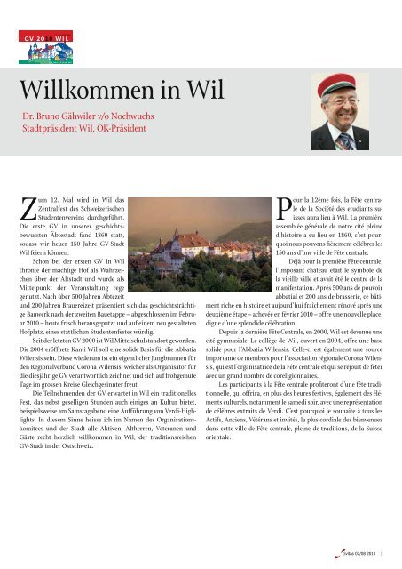 Ausgabe 07/08 2010 • Présentation Wil • Alles zum ... - Schw. StV