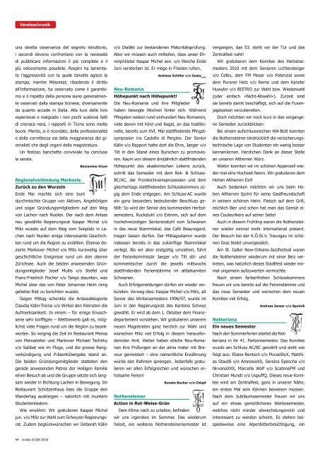 Ausgabe 07/08 2010 • Présentation Wil • Alles zum ... - Schw. StV