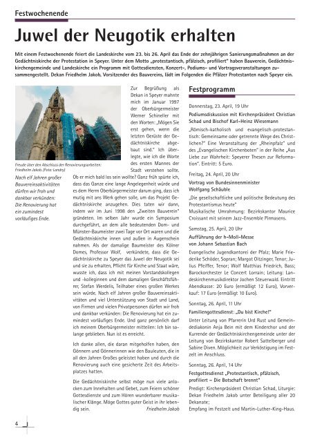 Informationen Nr. 119 - Evangelische Kirche der Pfalz