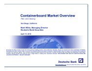 Containerboard Market Overview