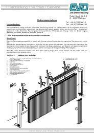 â¢ Herstellung â¢ Vertrieb â¢ Service - EVO