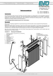 â¢ Herstellung â¢ Vertrieb â¢ Service - EVO