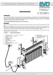 Die Elektroheizung - EVO