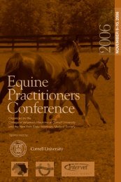 Equine Practitioners Conference - The College of Veterinary ...