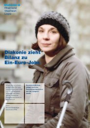 Diakonie zieht Bilanz zu Ein-Euro-Jobs - Evangelische Kirche im ...