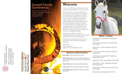 Conference Brochure - The College of Veterinary Medicine at ...