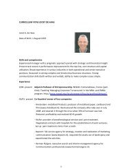 CURRICULUM VITAE JOOST DE HAAS