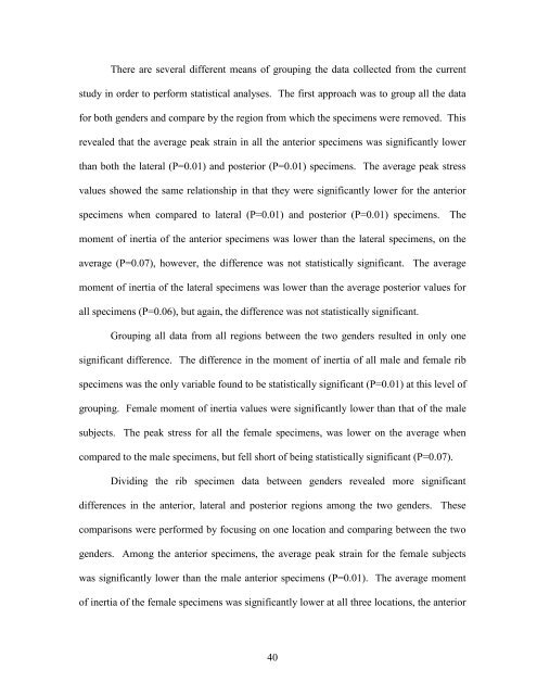 Microstructural And Mechanical Properties Of Human Ribs Joseph