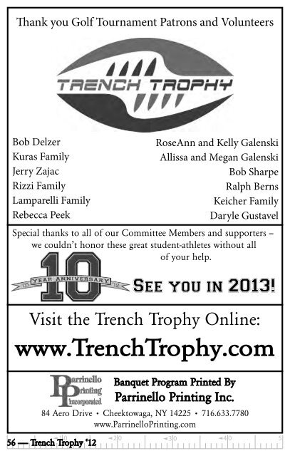 Click Here to Download '12 Banquet Program - Trench Trophy
