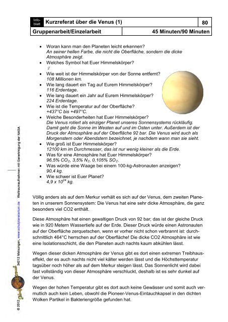 ASTRONOMIE 5.0 - schulplanetarium