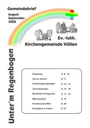 n ter'm e n o g e U R g e b n - der Evangelisch-lutherischen ...