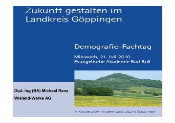 Dipl.-Ing (BA) Michael Renz Wieland-Werke AG