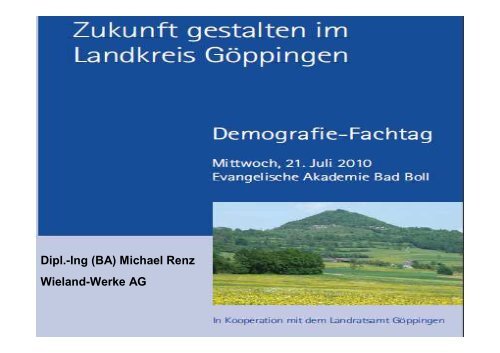 Dipl.-Ing (BA) Michael Renz Wieland-Werke AG