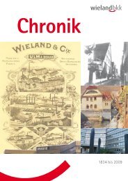 Chronik der Wieland BKK von 1834 bis 2009
