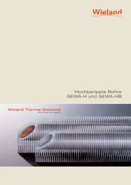 GEWA-H und GEWA-HB - Wieland Thermal Solutions