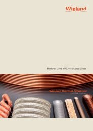 Rohre und Wärmetauscher (PDF, 0.7 MB) - Wieland Thermal Solutions