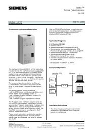 Siemens RS232 Interface N 148/02 Data Sheet - siemens knx ...