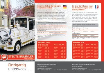 Stedtlibummler - Taxis Fribourg