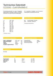 Technisches Datenblatt CC333G - CuA|10Fe5Ni5-C - Caro-Prometa ...