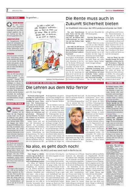 Die zweite Miete senken - Berliner Stadtblatt
