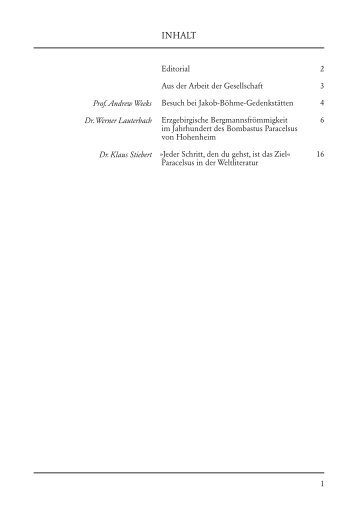 INHALT - bei Bombastus-Ges.de