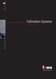 Katalog FUMA Fußmatten-Systeme 2012 als PDF